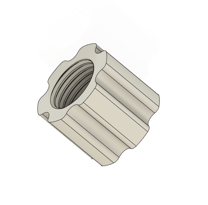 PTFE Coupler Joiner PC4 M10 by MrExo Download free STL model