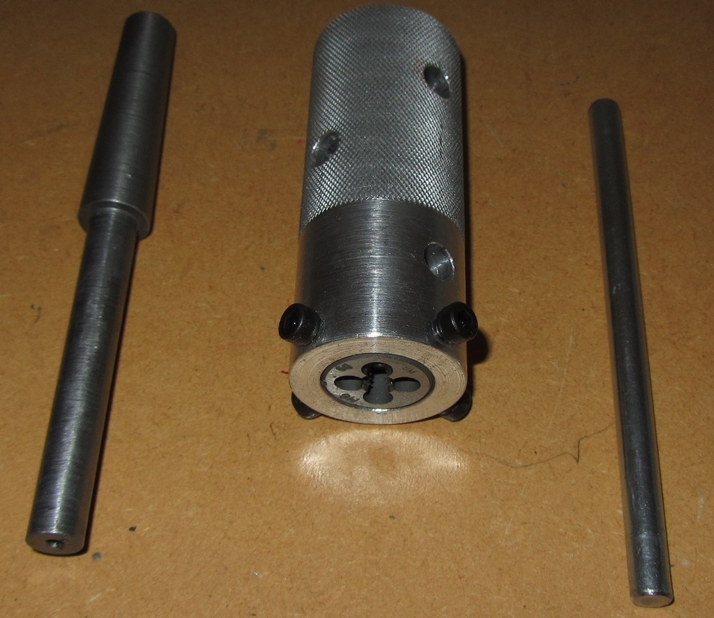 Kit Portafili Per Tornio MT3 – Supporto Per Filiera Rotonda 13/16'' A 1-1/2'' – Acciaio Utensili - 4