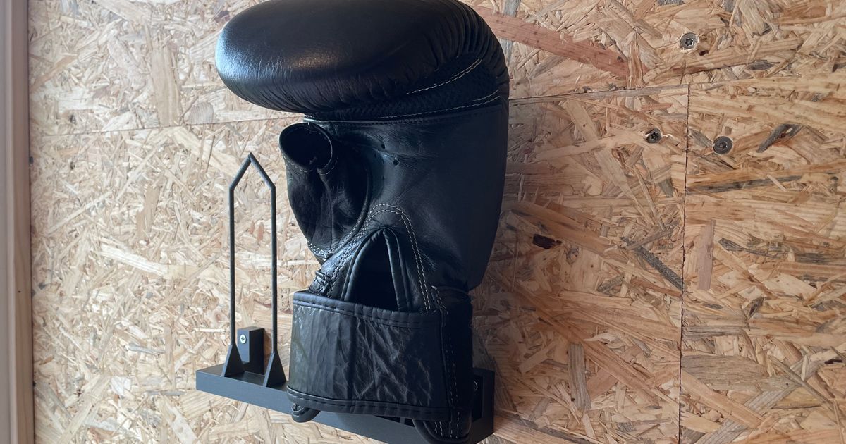 Boxing glove hanger by CharlieWarming Download free STL model