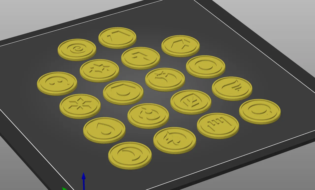 Pokémon Type Buttons by LionTheBrian | Download free STL model ...