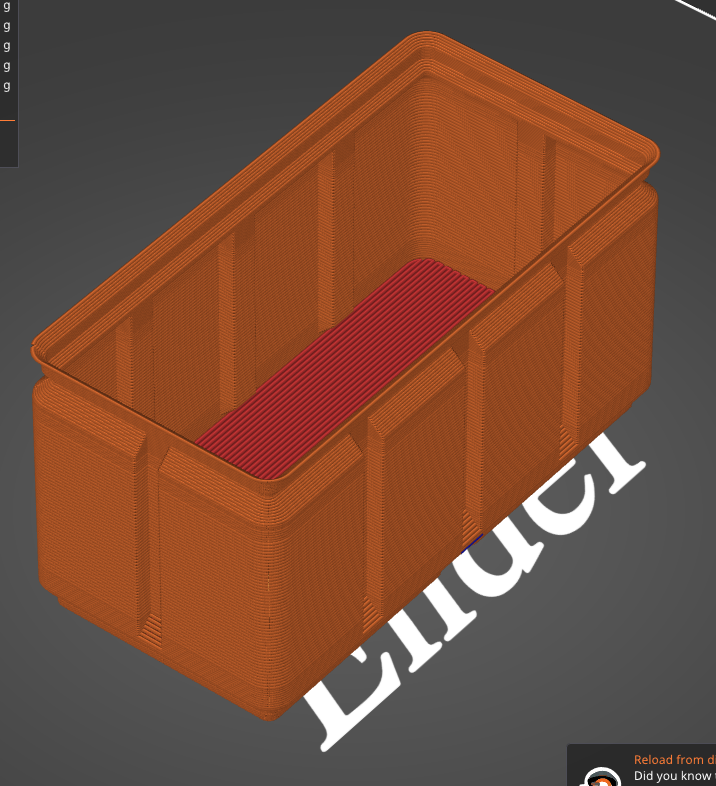 Large GridFinity vase mode bins