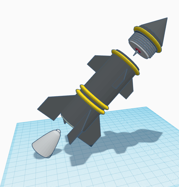 Miniatura 3 do modelo 3D CO2 Rocket