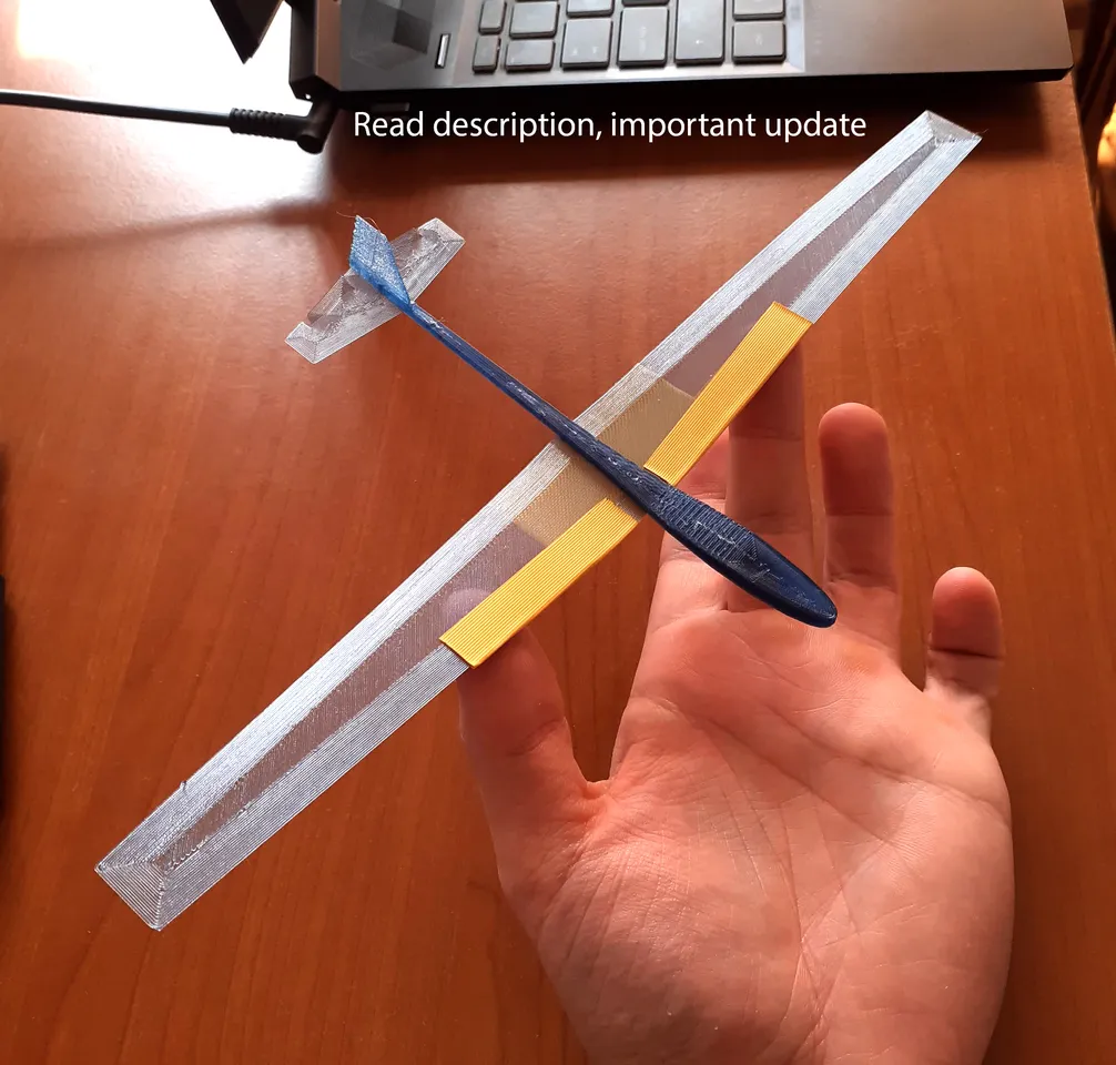 one piece mini glider v1.1 easy print fly by Alex Download