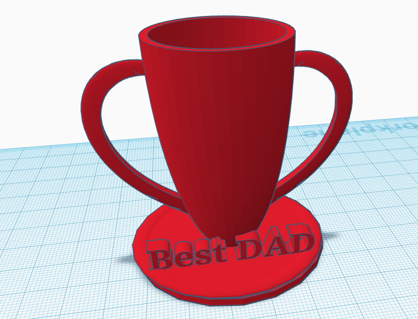 Best DAD trophy