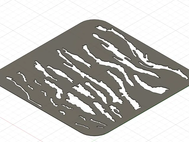 Tiger Stripe Stencil