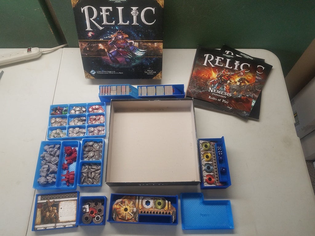 Relic + Nemesis Game Box Organizer
