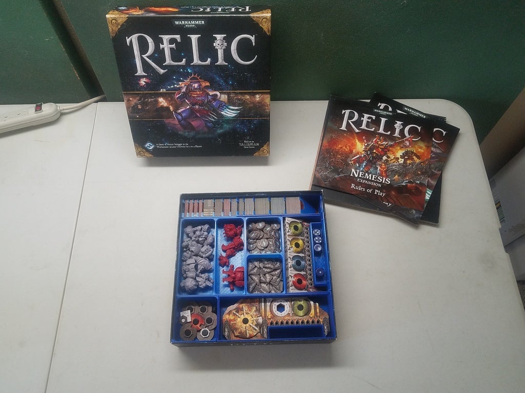 Relic + Nemesis Game Box Organizer by Dracx | Download free STL model ...