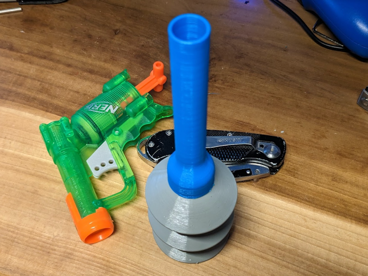 Nerf Foam Dart Blowgun and Bellow Blaster by jbaekey Download free