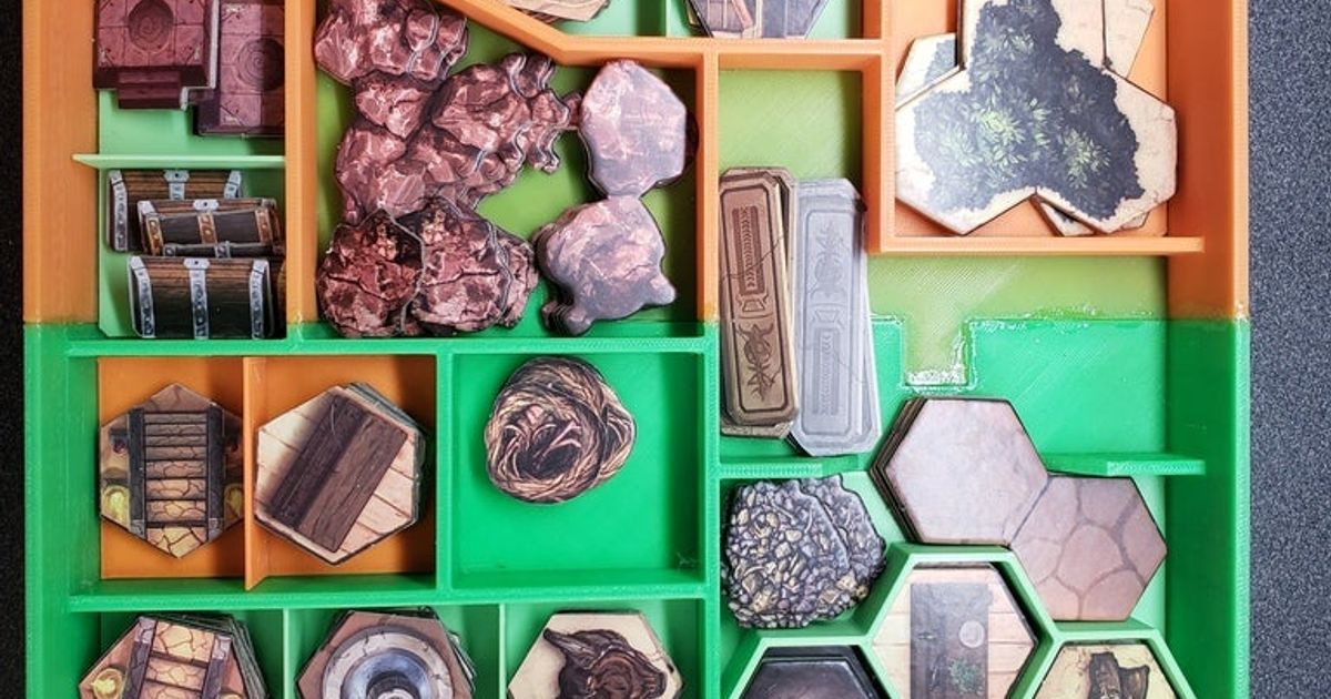 Organizers for Gloomhaven Insert by Dracx | Download free STL model ...