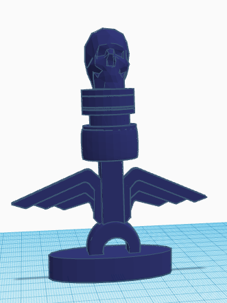 piston skull trophy