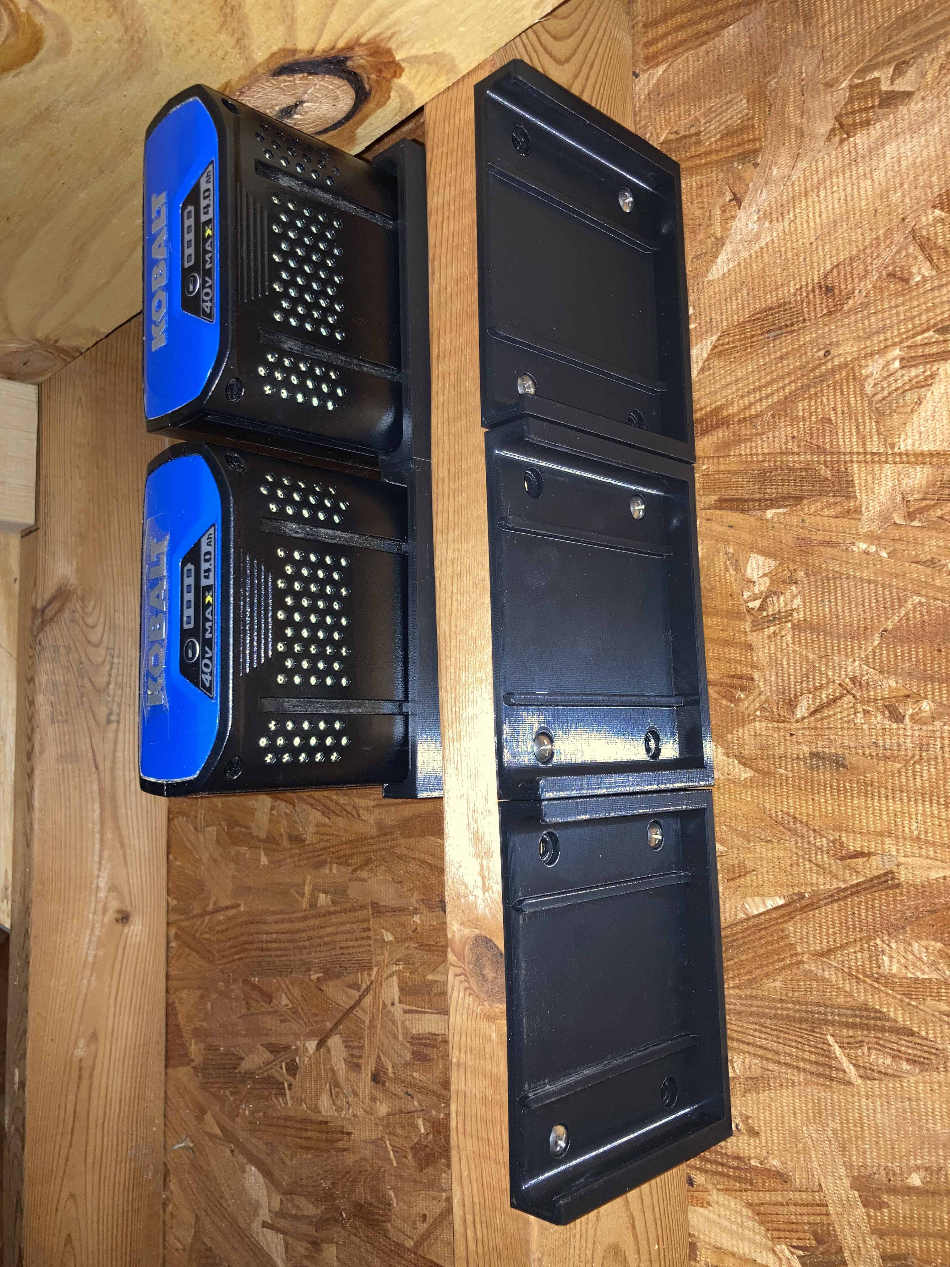 Kobalt 40V Battery Holder Wall Bracket