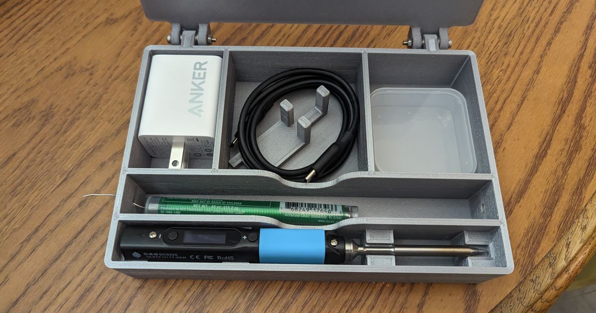 Pinecil Soldering Iron Kit by rubik213 Download free STL model