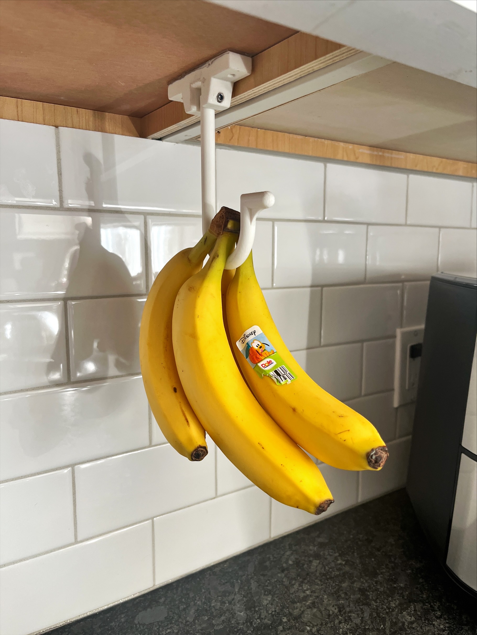 Folding Under Kitchen Cabinet Fruit Hook (e.g., bananas) by dmacnulty ...
