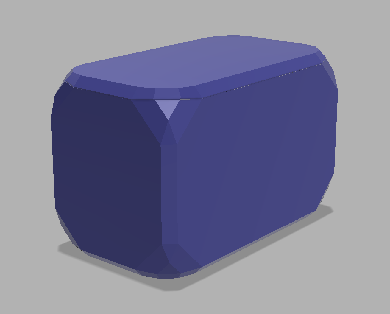 Simple decorative box with magnets