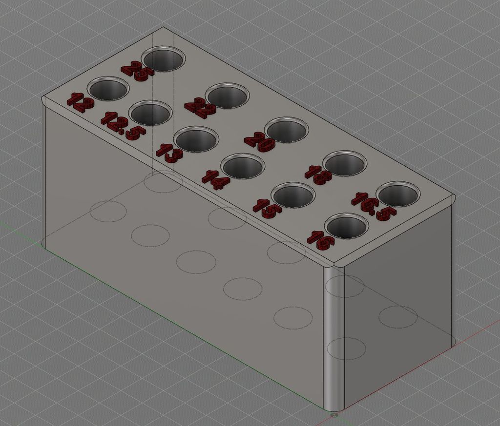 Miniatura 3 do modelo 3D Large Drill Bits Stand