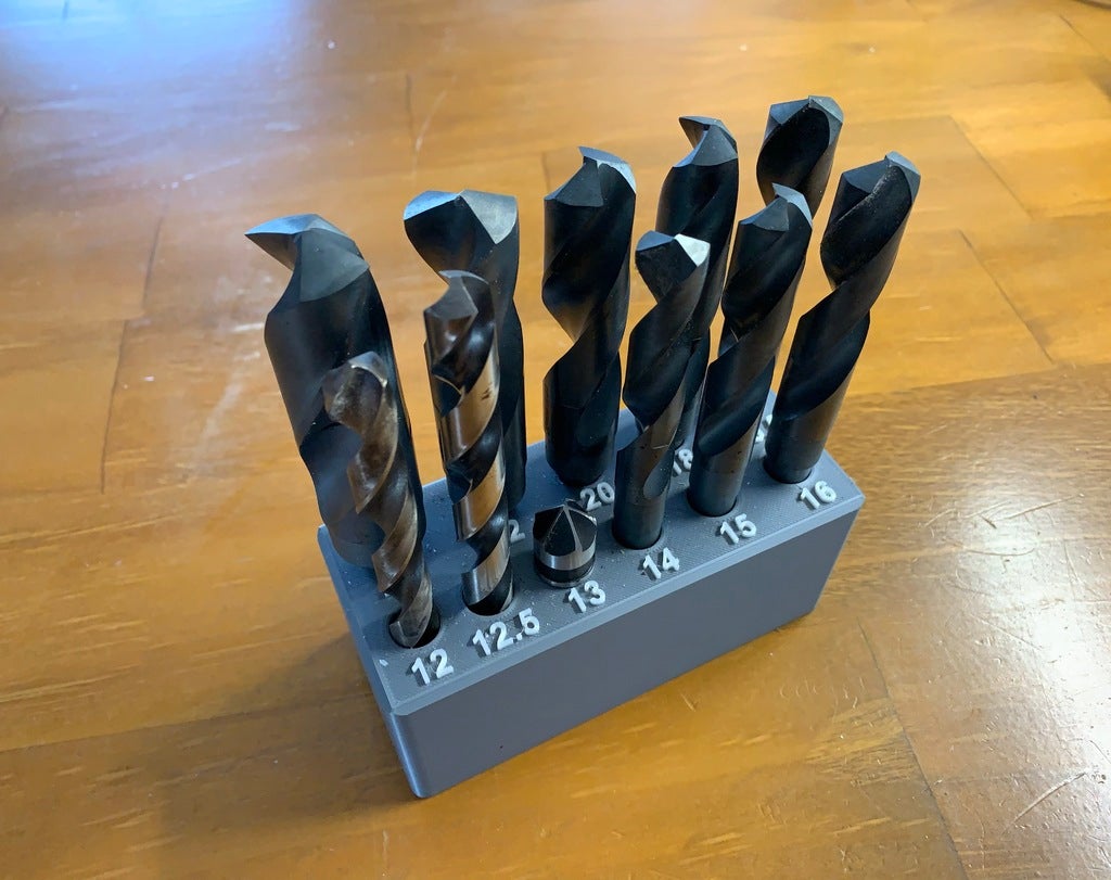 Miniatura 4 do modelo 3D Large Drill Bits Stand