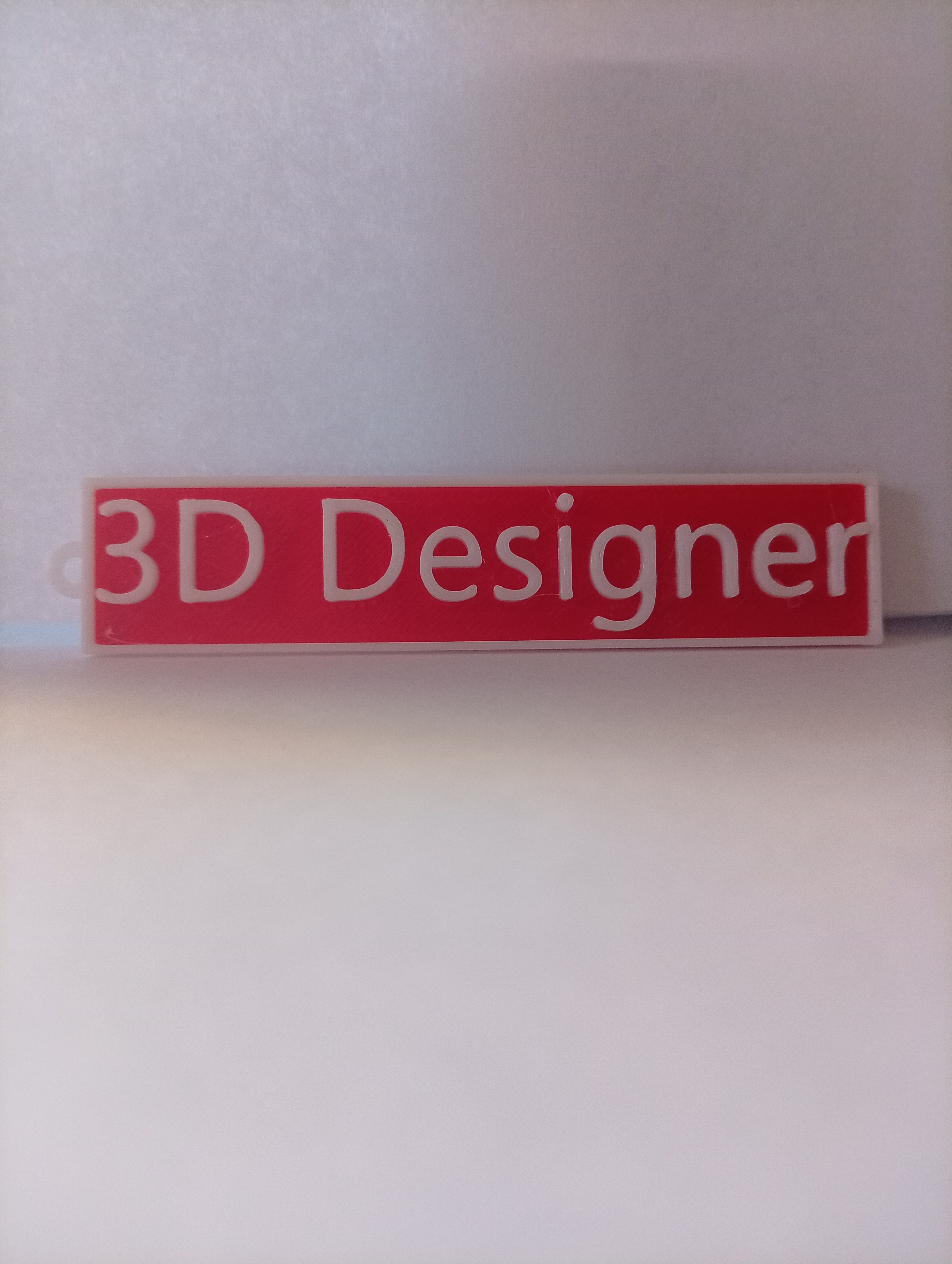 A 3D Designer keychain! — miniatura 3