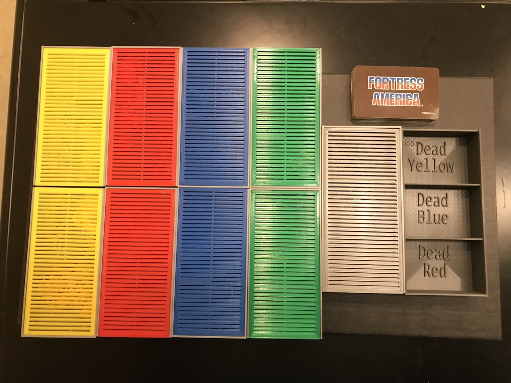 Fortress America Board Game Trays