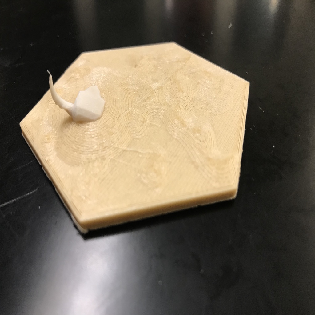 Catan Desert Tile - Single Nozzle, Multi-color Layers