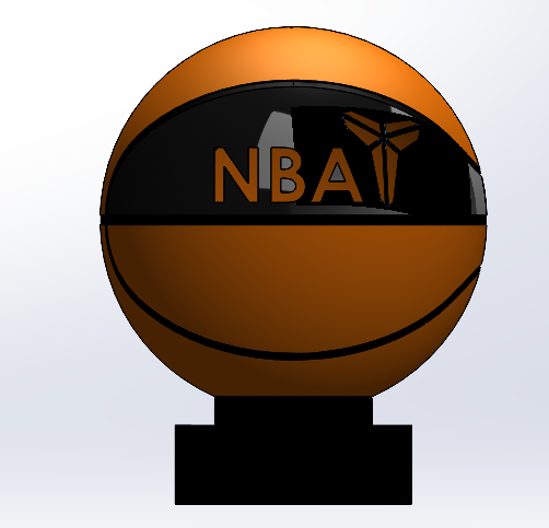 Basketball trophy by Reem cohen | Download free STL model | Printables.com