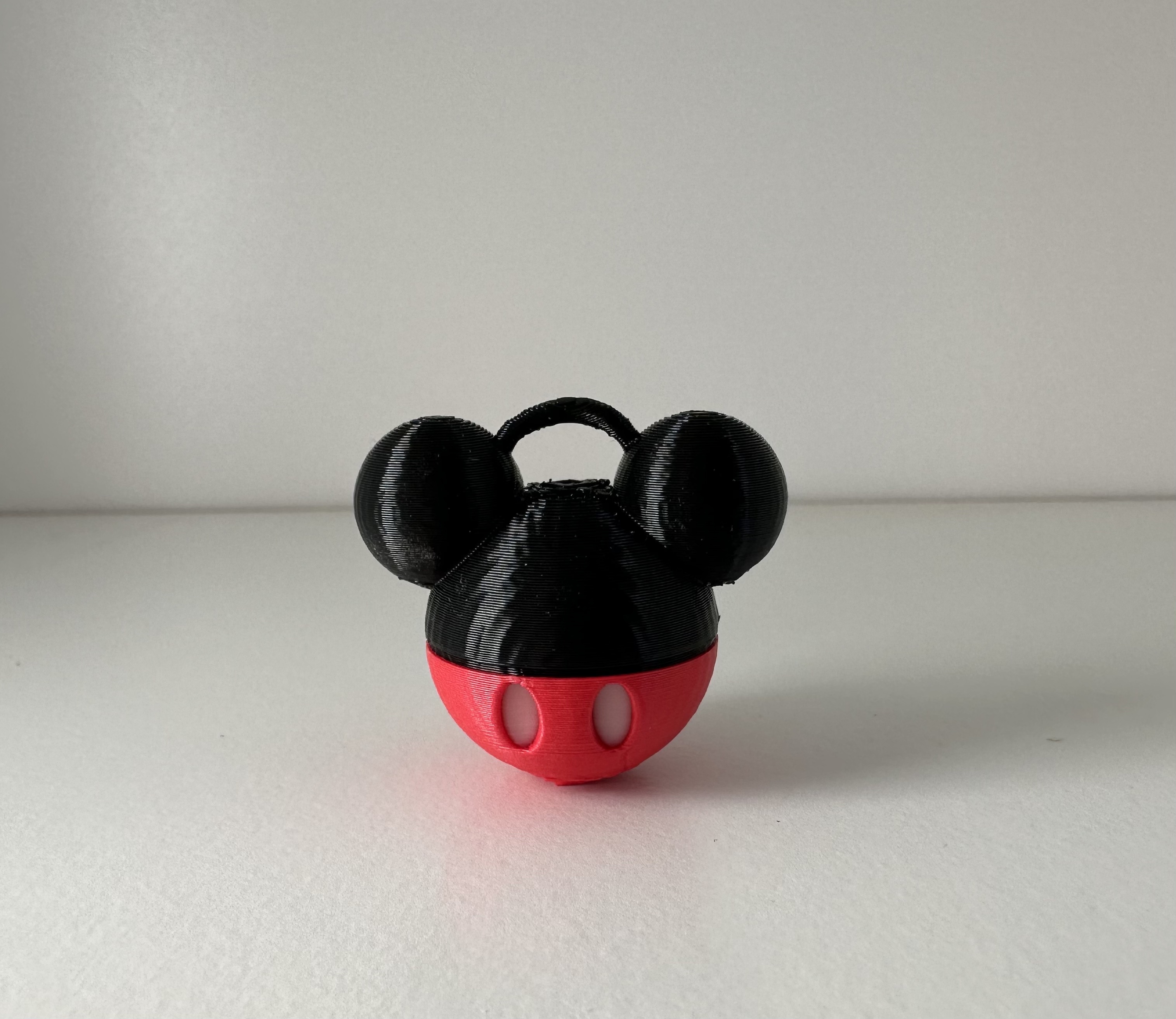 3D Mickey Keychain Zipper Pull