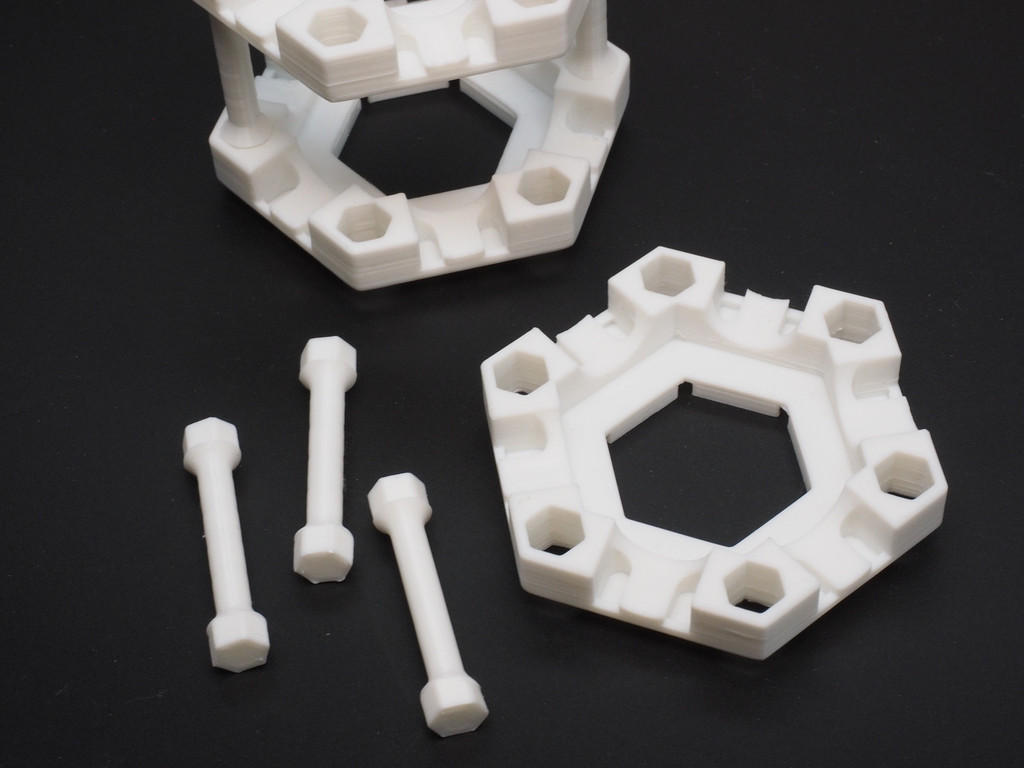 Gravitrax - Compatible basic tile with six exits