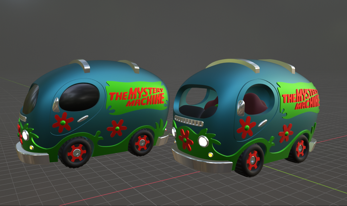 Minivan Bus "Mystery Machine 3000" Toy Car