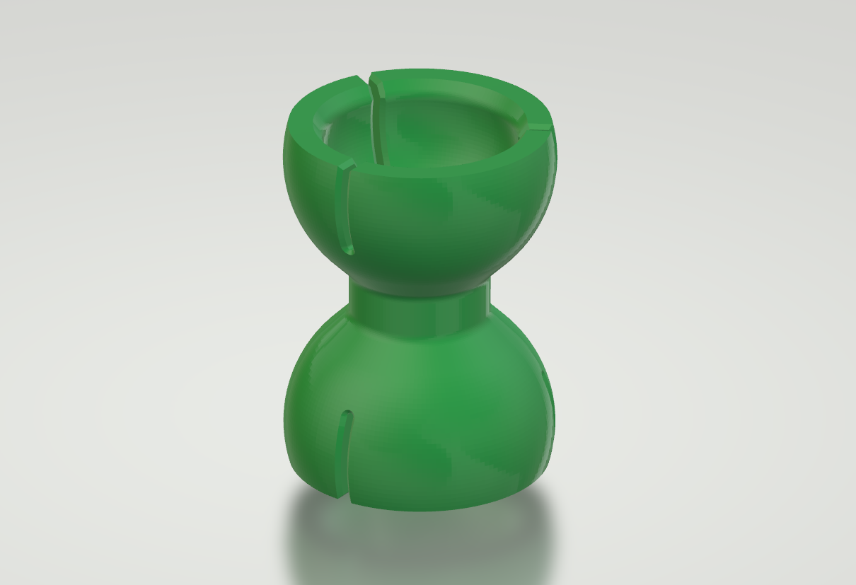 Flexi-Arm - Double Socket - v1 3D model thumbnail