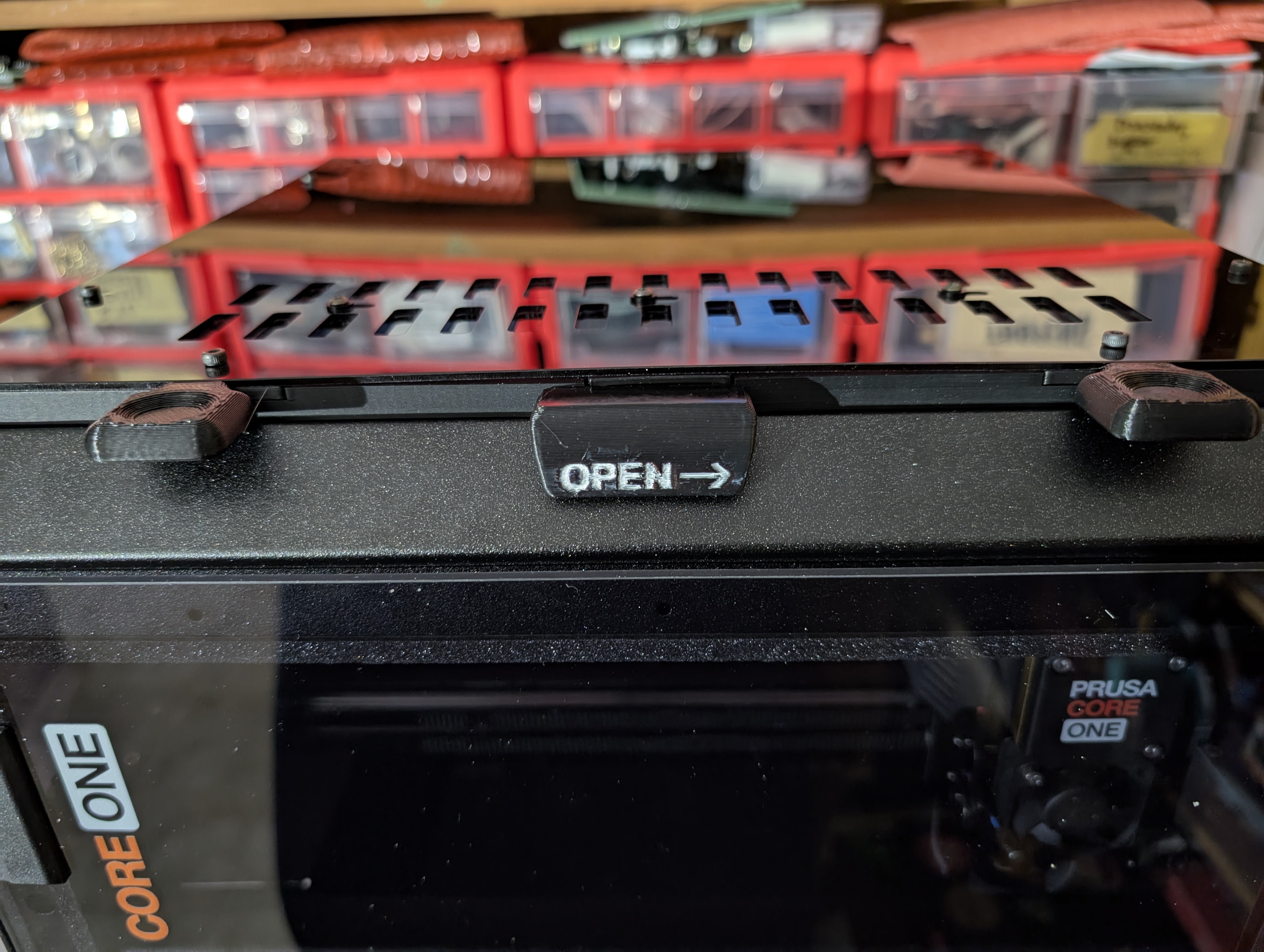 @dteng's Core One Magnetic Top Cover with pockets for 3/8"x1/8" magnets 3D model thumbnail
