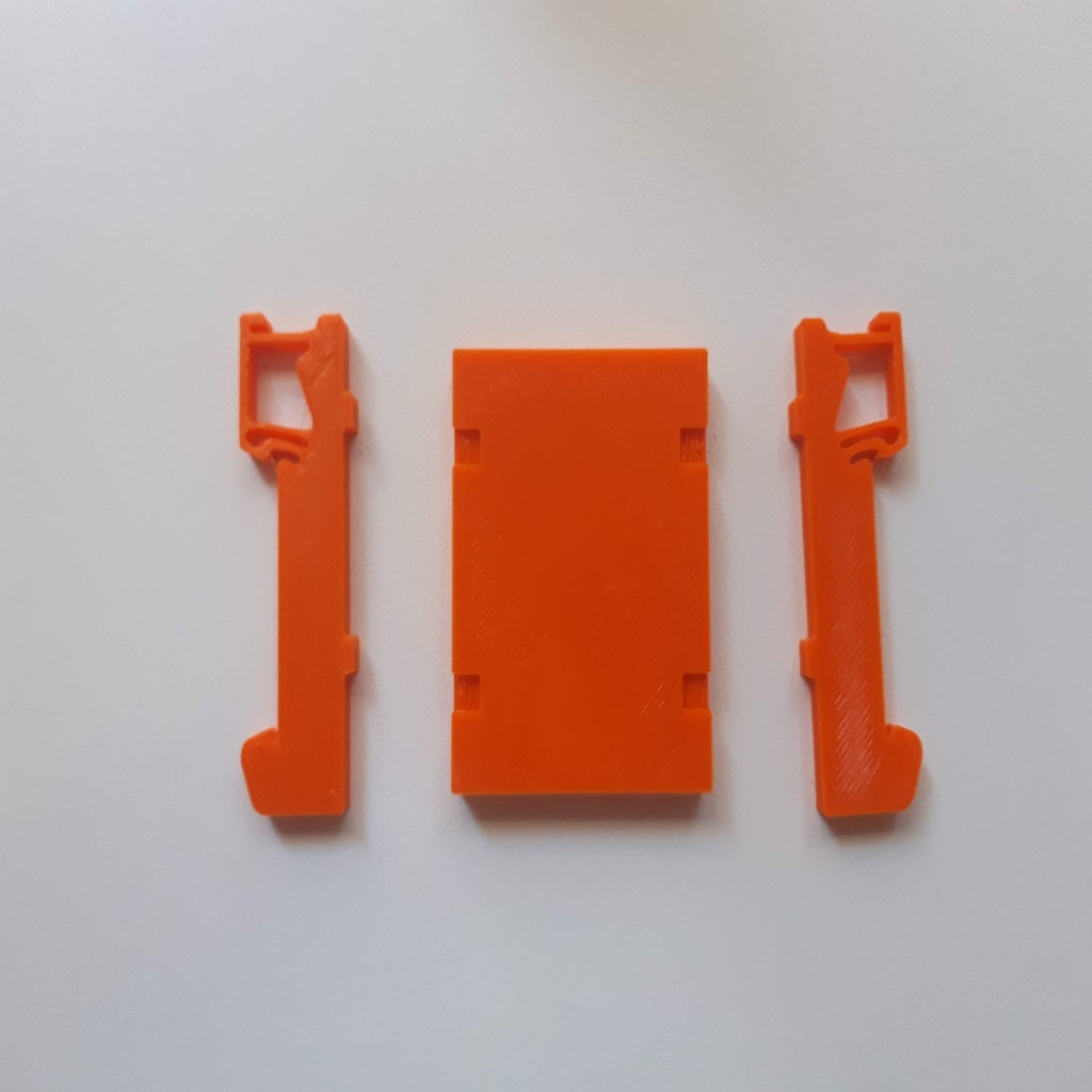 DINrail mount for mini breadboard by Dajosco Download free STL model