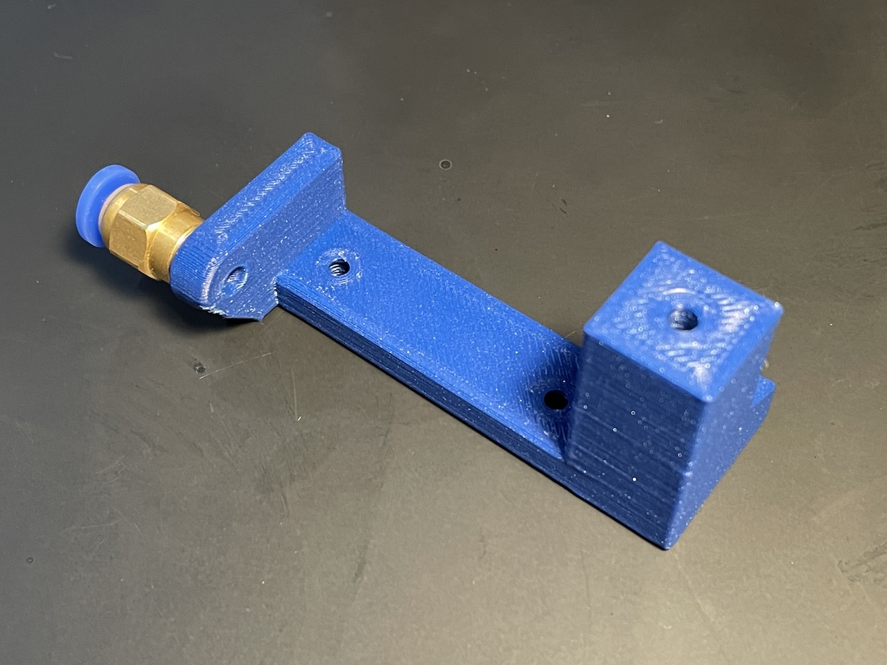 Voron 0.1 foot with integrated holder for TriangleLabs filament sensor