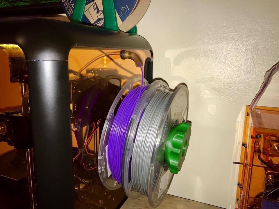 Kodama Trinus 3D Printer Mount/Adapter for UM2/2+ Low Friction Spool ...