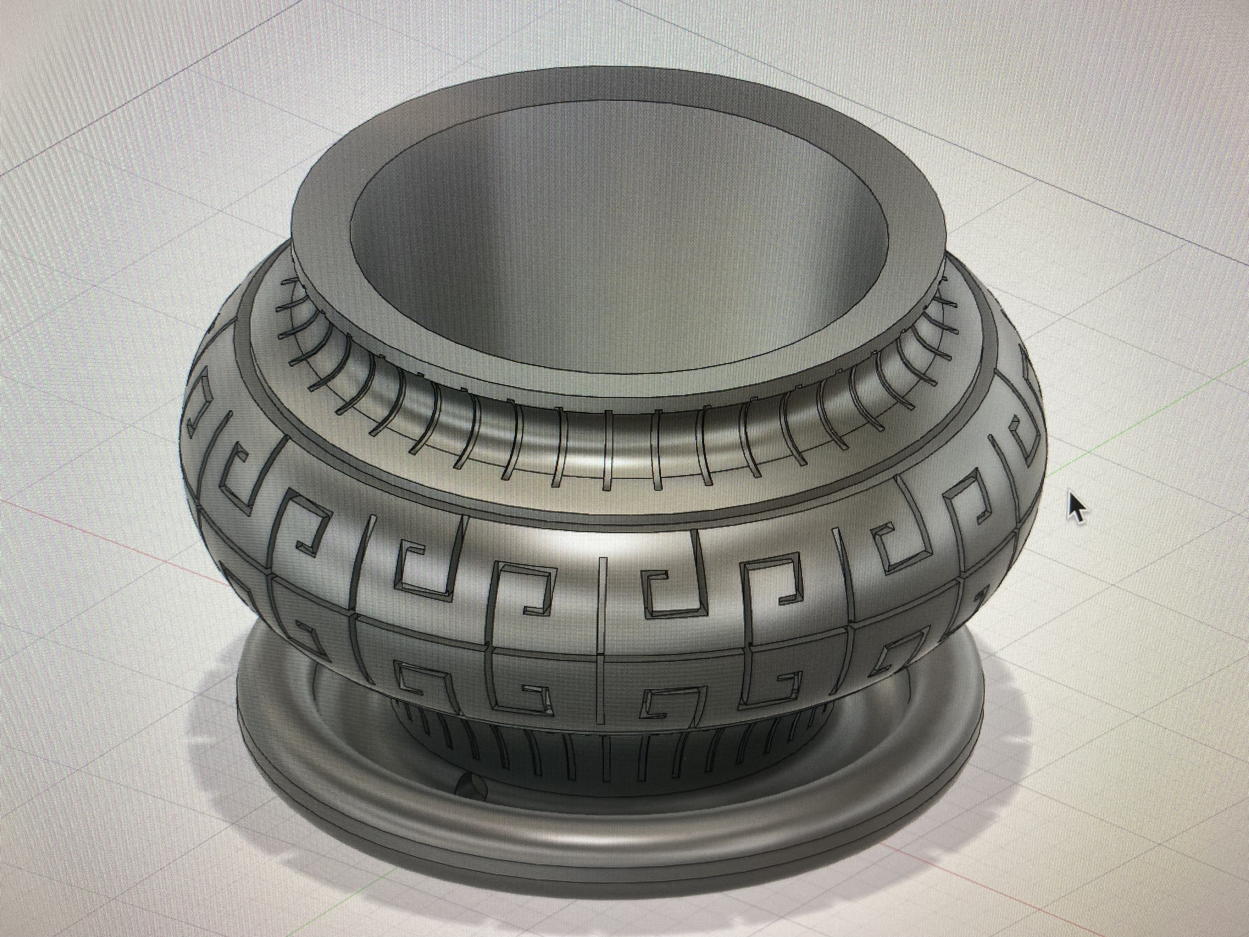Miniatura 2 do modelo 3D Cache Pot / vase