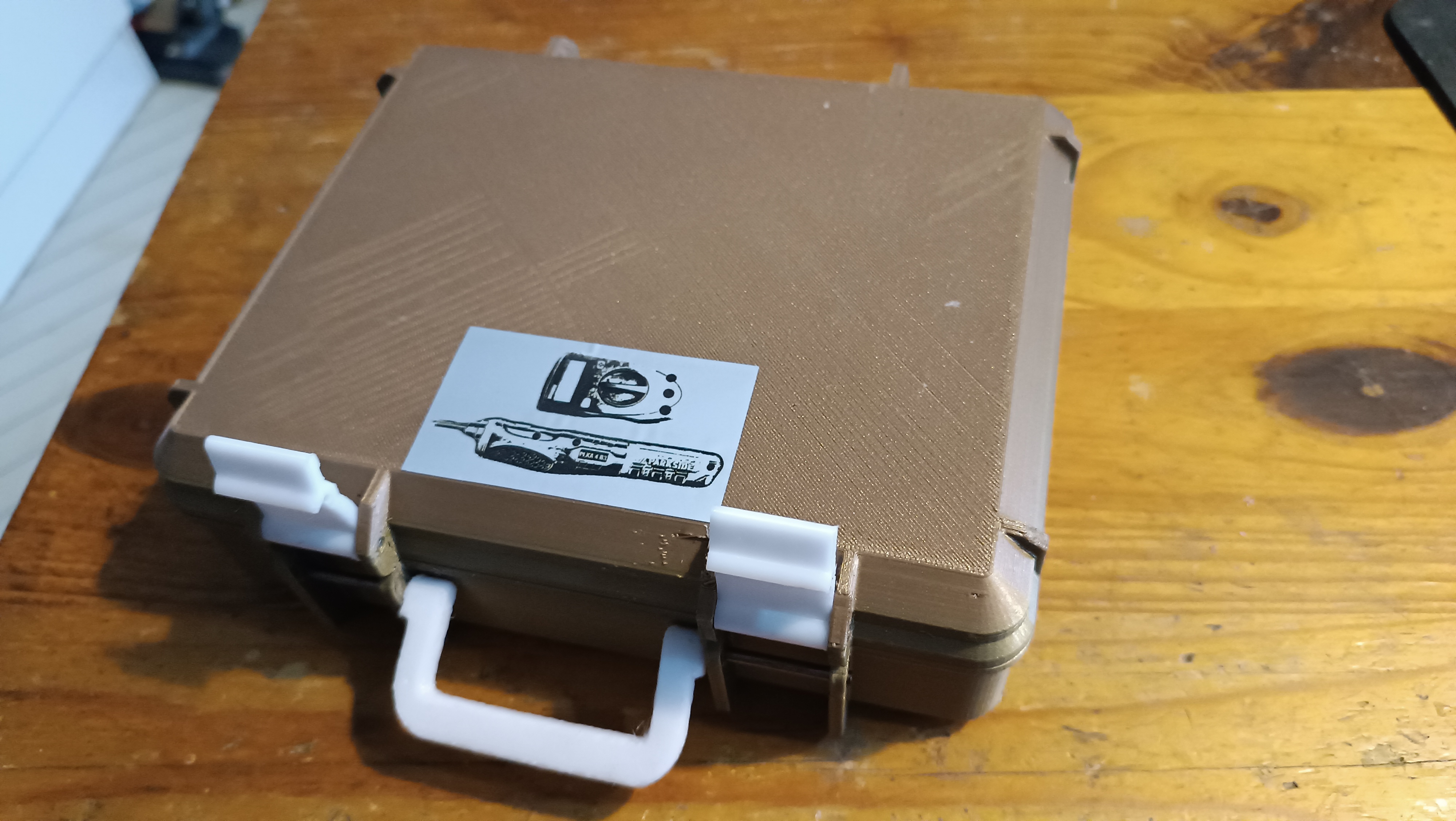Case for cordless Parkside Solder (Akku Lötkolben) + Multimeter