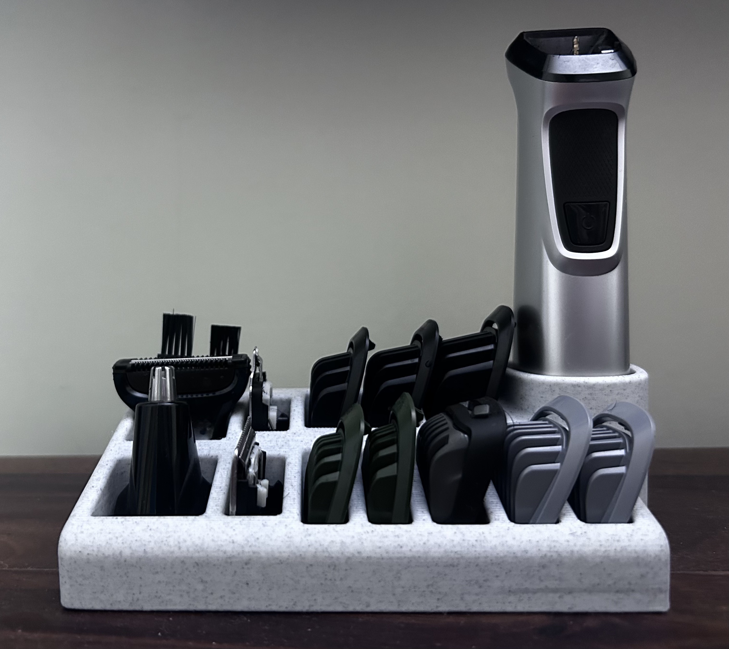 Philips Multigroom 7000 Trimmer + Accessories Organiser (MG7715/65)