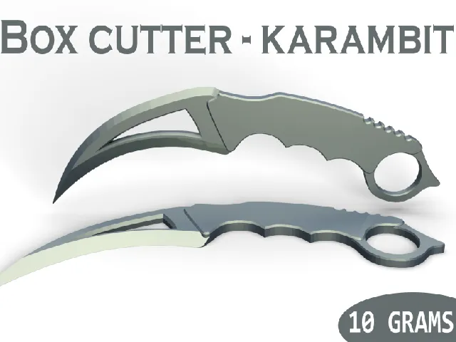 Box Cutter - Karambit knife