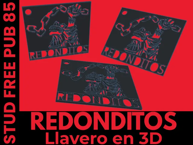 Stud free pub 85 llavero // Los redondos