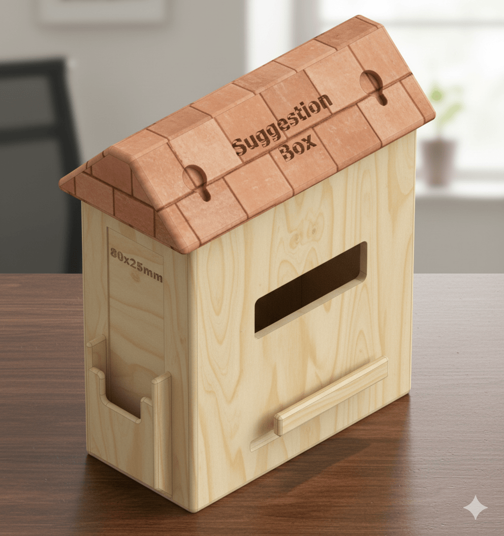 House-Shaped Suggestion Box