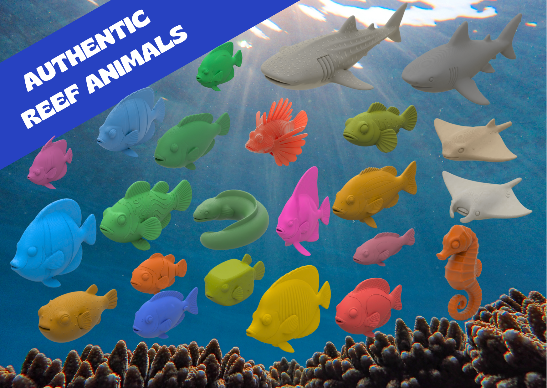 Authentic Animals - Coral Reef