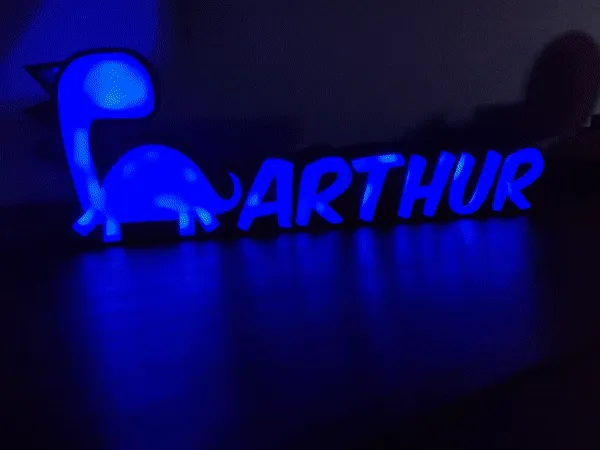 Dino led lamp for kids