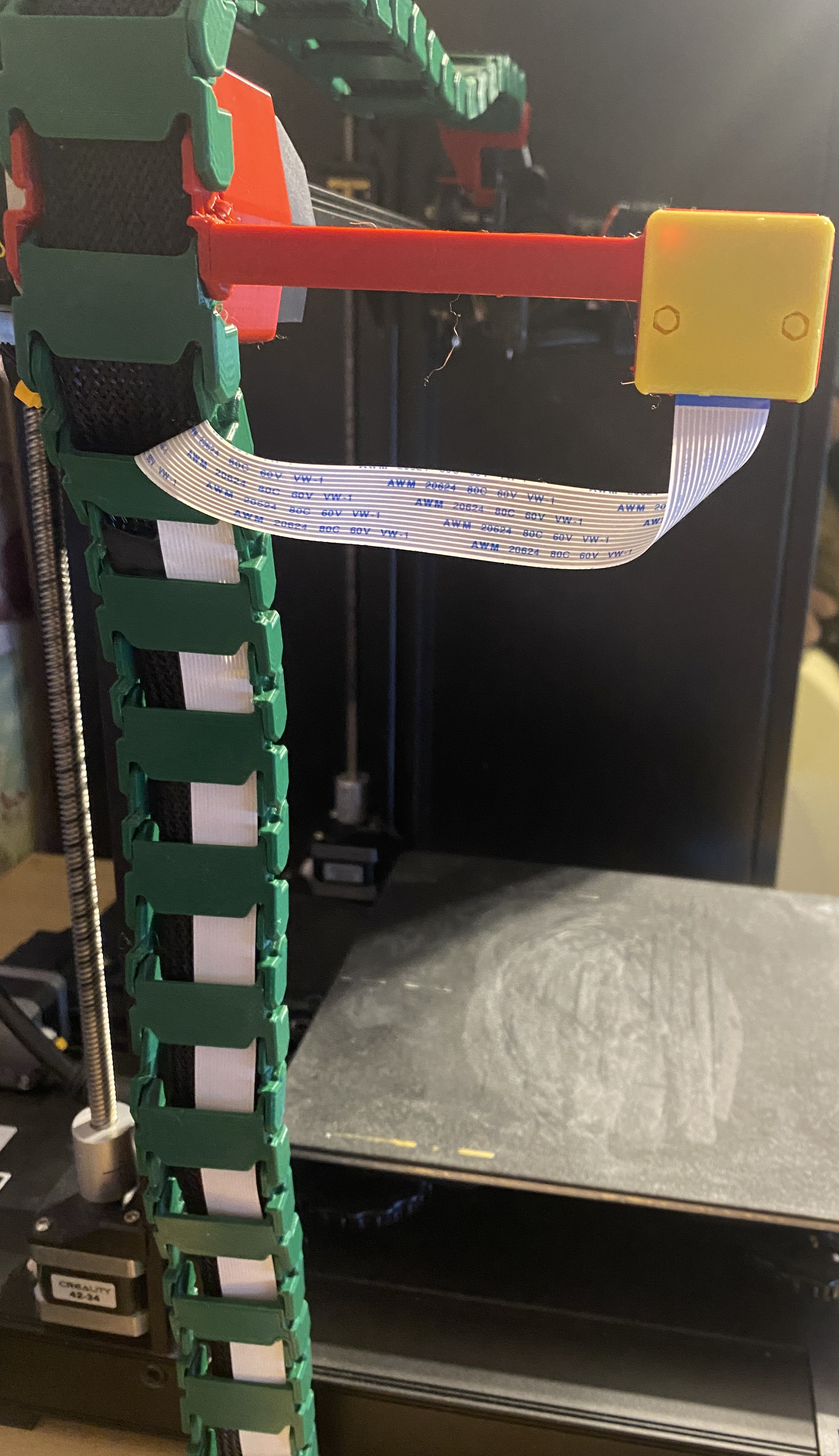 ender 3 s1 raspberry pi camera holder and cable chain