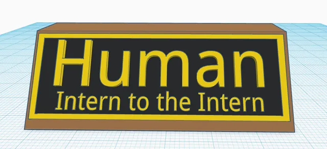 Job simulator Promotion nameplate