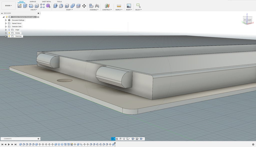 Cooker Extractor Fan Light Cover (Philips Whirlpool and others) by