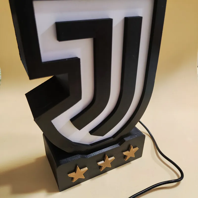 Juventus lamp by Matteo Giovanni Cirfeda, Download free STL model