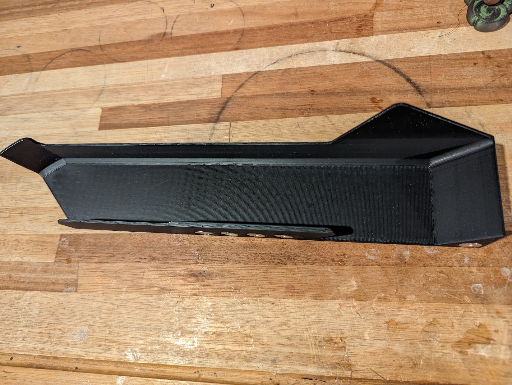 Wider Bambu poop chute with curve