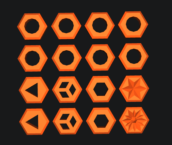 Geometric Token Chess Set (V3.2)
