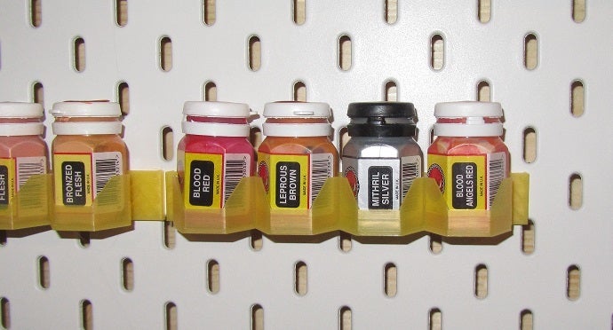 Skadis Hex bottle holder - Old Citadel Paints