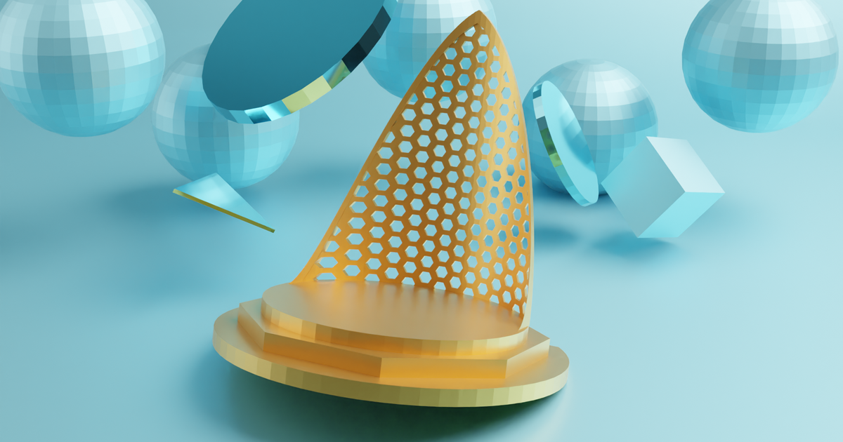 Quick Honecyomb Trophy by MaxDev Download free STL model