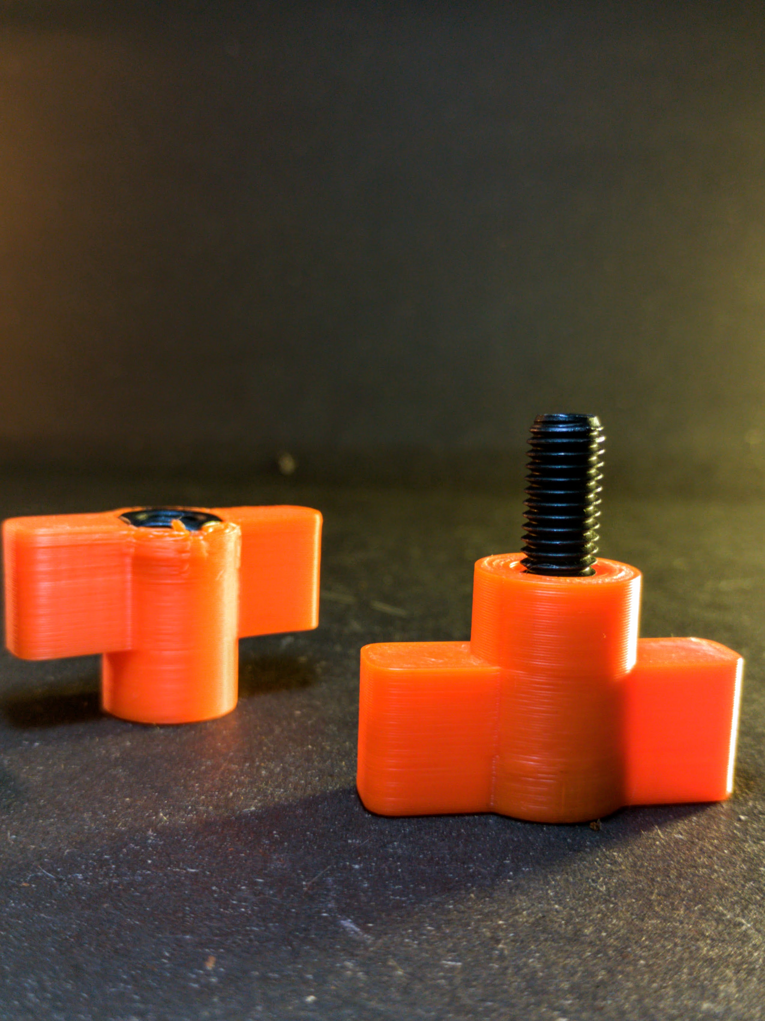 Miniatura 2 do modelo 3D Wing Knobs Set