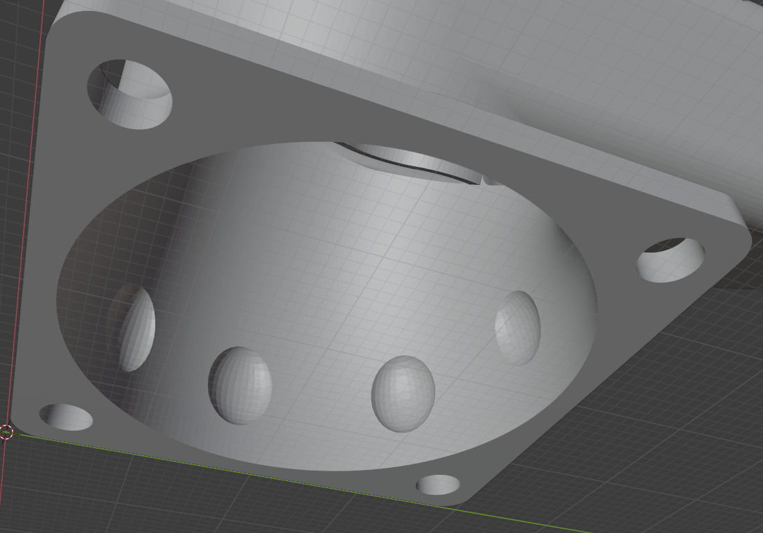 Hotend 40mm Fan Shroud with baffles (noise reducing) by MstrDialUp Download free STL model